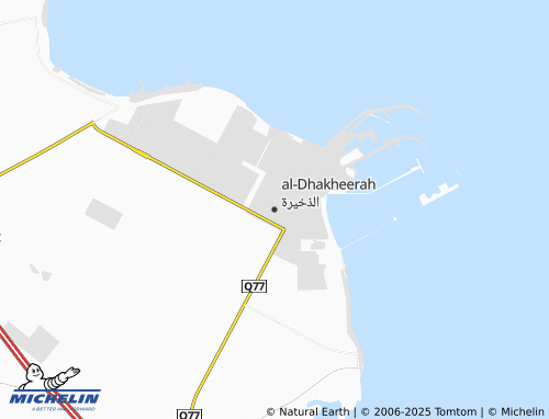 MICHELIN-Landkarte al-Dhakheerah - ViaMichelin