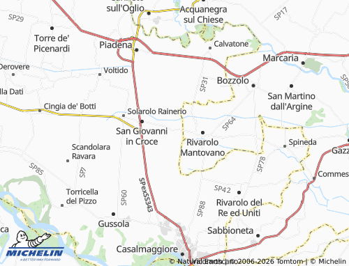 MICHELIN Casteldidone map - ViaMichelin