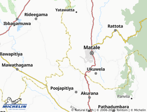MICHELIN Panwatta map - ViaMichelin