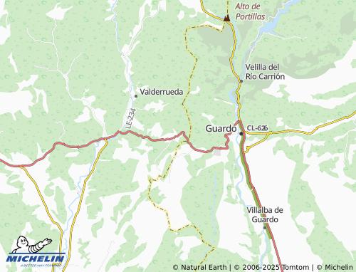 MICHELIN La Espina map - ViaMichelin