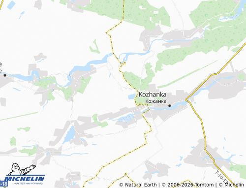 Mapa MICHELIN Dekhtiarka - ViaMichelin