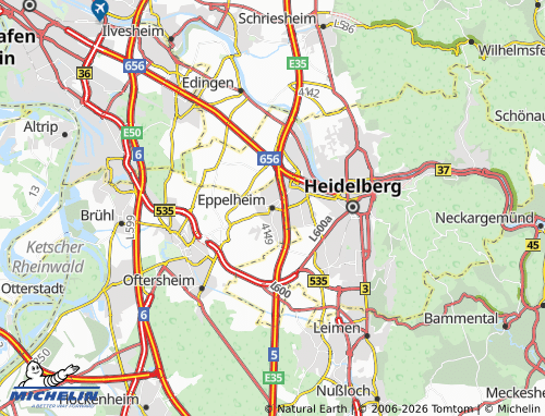 Mapa MICHELIN Eppelheim - ViaMichelin