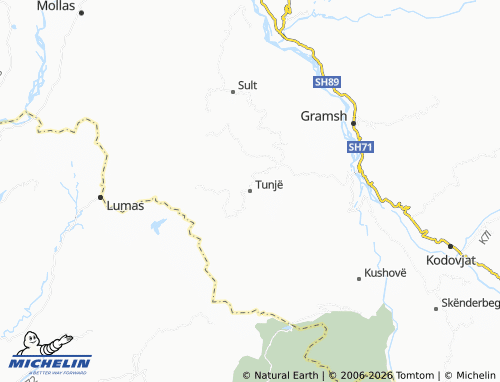 Carte MICHELIN Tunjë - ViaMichelin