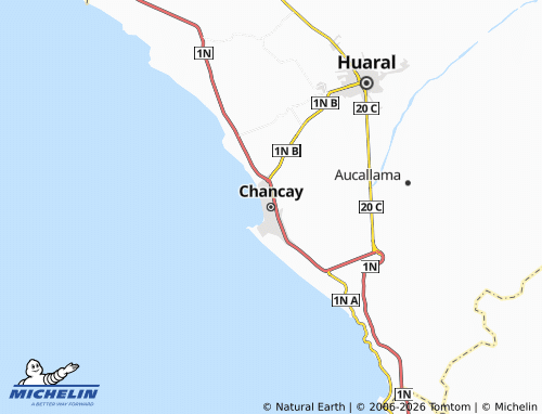 Mappa MICHELIN Chancay - ViaMichelin