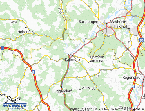 Mapa MICHELIN Kallmünz - ViaMichelin