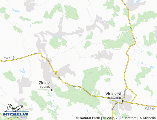 Carte MICHELIN Pyrohivka - ViaMichelin