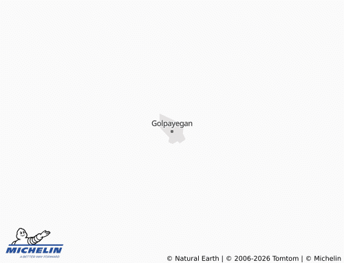 Mappa MICHELIN Golpayegan - ViaMichelin