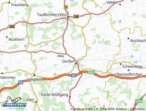 MICHELIN Rinning map - ViaMichelin