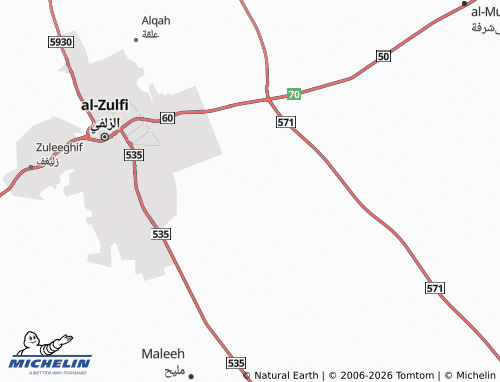 Carte MICHELIN al-Nour - ViaMichelin