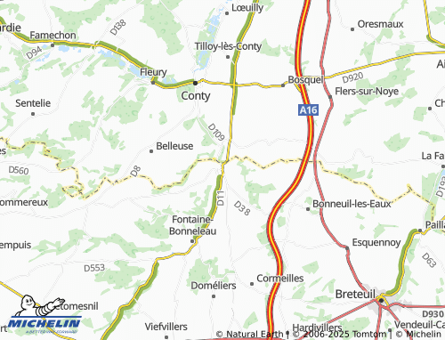 MICHELIN-Landkarte Croissy-sur-Celle - ViaMichelin