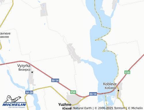 MICHELIN Liubopil map - ViaMichelin
