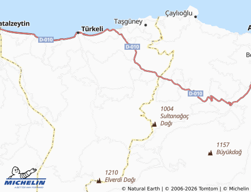 Mappa MICHELIN Direkli - ViaMichelin