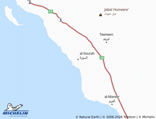 Kaart MICHELIN al-Sourah - ViaMichelin