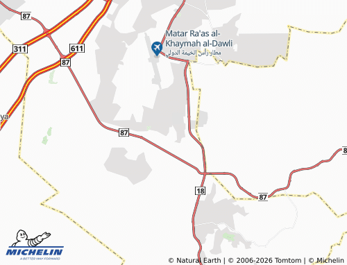 MICHELIN Al Madfaq map - ViaMichelin