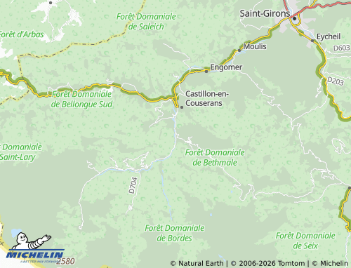 MICHELIN Les Bordes-sur-Lez map - ViaMichelin