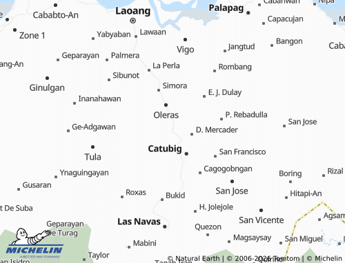 MICHELIN Opong map - ViaMichelin