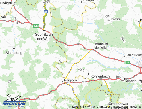 MICHELIN-Landkarte Waiden - ViaMichelin