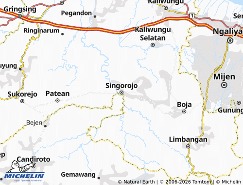 MICHELIN-Landkarte Singorojo - ViaMichelin