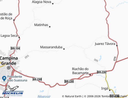 Mapa MICHELIN Massaranduba - ViaMichelin