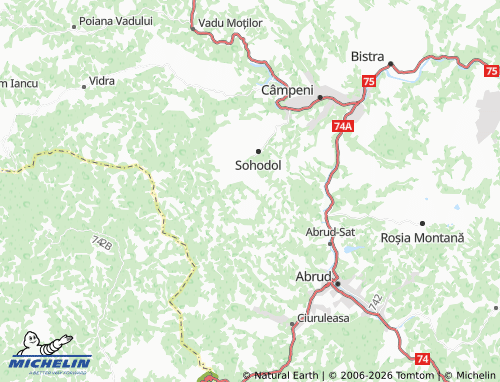 Mapa MICHELIN Băzești - ViaMichelin