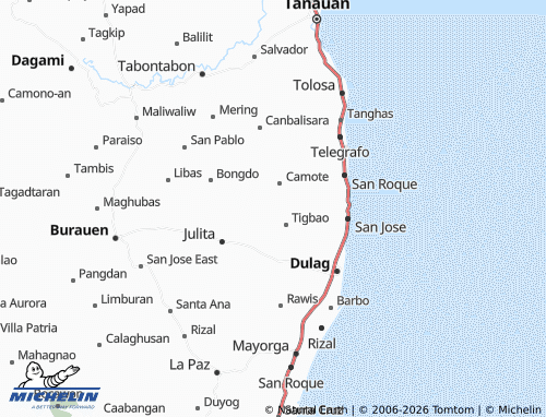 MICHELIN Camitoc map - ViaMichelin