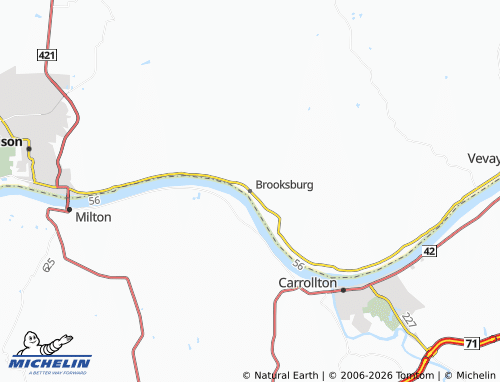 Mappa MICHELIN Brooksburg - ViaMichelin