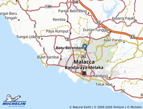 Mappa MICHELIN Bertam - ViaMichelin