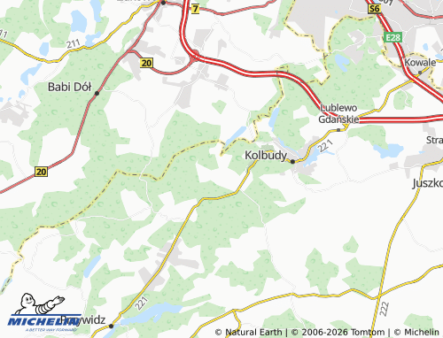 MICHELIN Czapielsk map - ViaMichelin