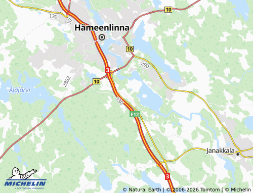 Carte MICHELIN Miemala - ViaMichelin
