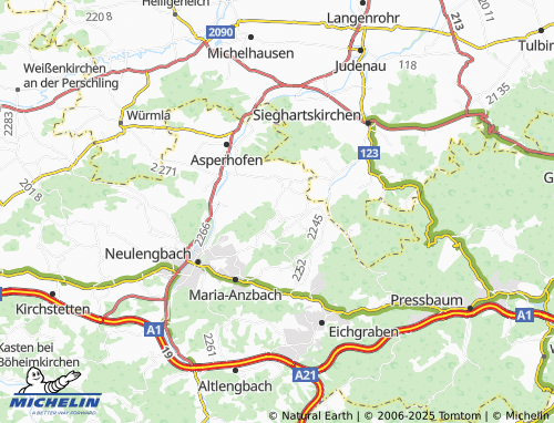 MICHELIN-Landkarte Johannesberg - ViaMichelin