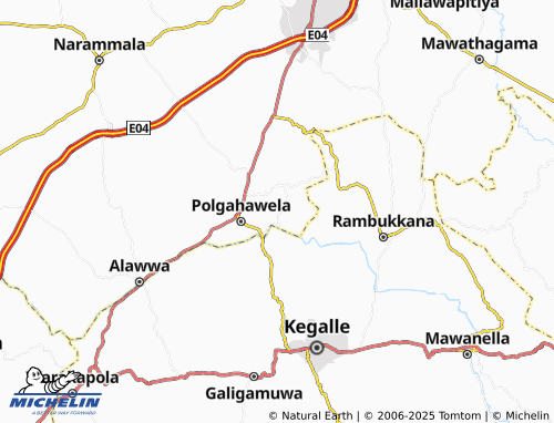 MICHELIN Tenpana map - ViaMichelin