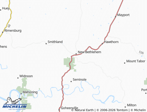 Carte MICHELIN South Bethlehem - ViaMichelin