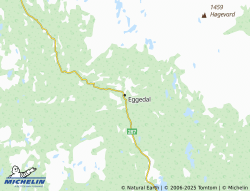 MICHELIN Eggedal map - ViaMichelin