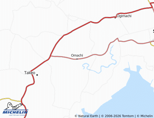MICHELIN Omachi map - ViaMichelin
