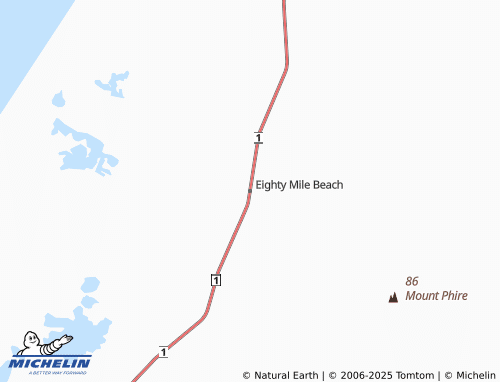 MICHELIN Eighty Mile Beach map - ViaMichelin