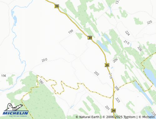 MICHELIN Visusti map - ViaMichelin