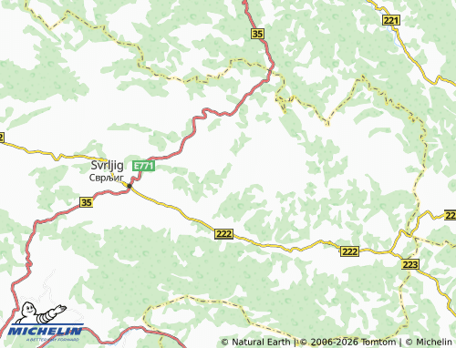Mapa MICHELIN Izvor - ViaMichelin
