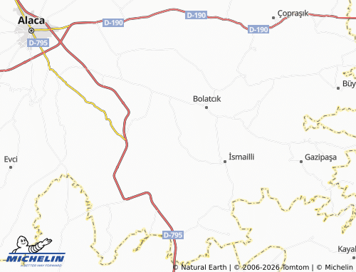 Mappa MICHELIN Balçıkhisar - ViaMichelin