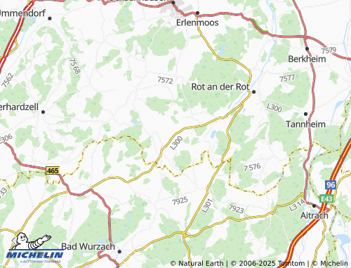 MICHELIN-Landkarte Wirrenweiler - ViaMichelin