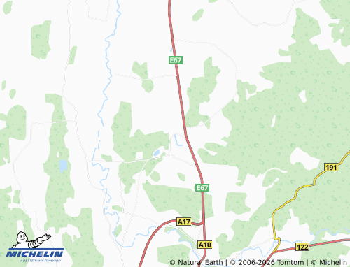 Mappa MICHELIN Gegužinė - ViaMichelin