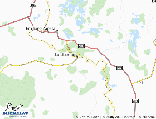 Mappa MICHELIN Pueblo Nuevo - ViaMichelin