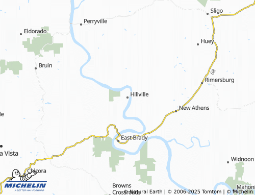 MICHELIN Hillville map - ViaMichelin