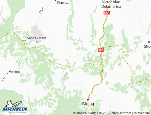 MICHELIN Vișag map - ViaMichelin