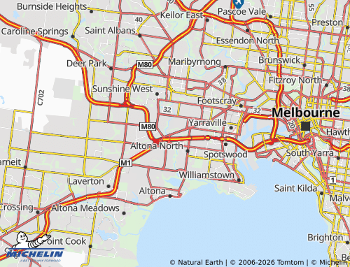 MICHELIN Brooklyn map - ViaMichelin