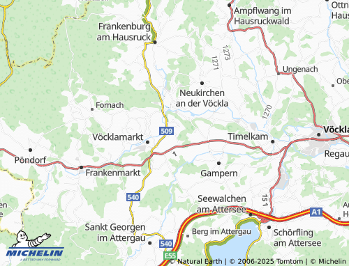 Carte MICHELIN Thal - ViaMichelin