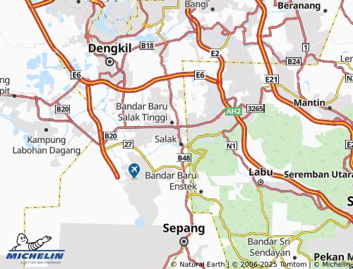 MICHELIN Desa Salak Maju map - ViaMichelin