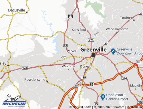 Kaart MICHELIN Parker - ViaMichelin