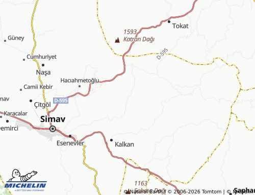 MICHELIN-Landkarte Söğüt - ViaMichelin