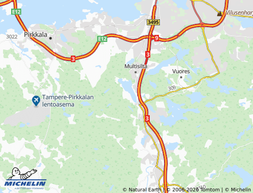 Kaart MICHELIN Sipilä - ViaMichelin