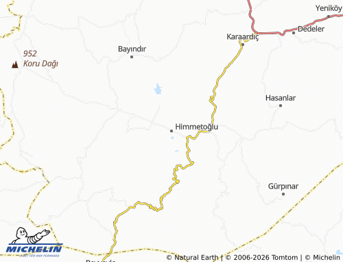 MICHELIN Himmetoğlu map - ViaMichelin